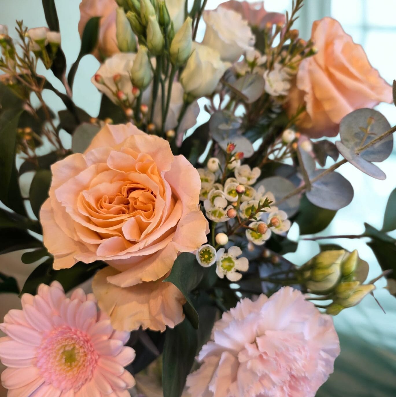 bouquet de fleurs livré à l'hôpital
